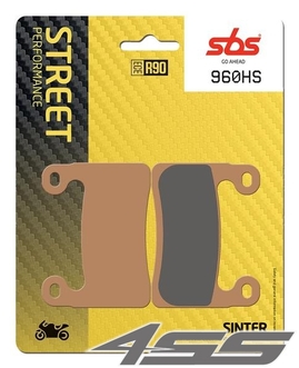 Front brake pads SBS 960HS Sinter (Road)