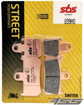 Front brake pads SBS 839HS Sinter (Road)