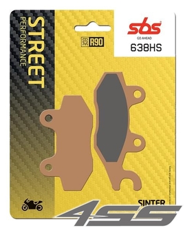 Front brake pads SBS 638HS Sinter (Road)
