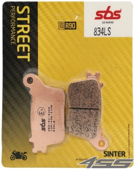 Rear brake pads SBS 834LS Sinter (Road)