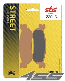 Rear brake pads SBS 728LS Sinter (Road)