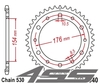 Rear chain sprocket JTR1340,44 teeth