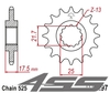 Front chain sprocket JTF297,15 teeth