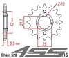 Front chain sprocket JTF516,16 teeth