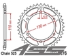 Rear chain sprocket JTR1876,45 teeth - black