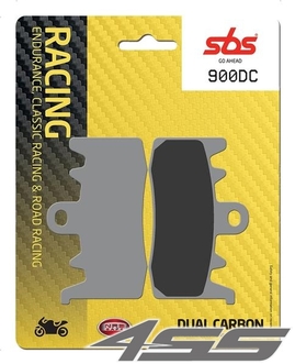 Front track brake pads SBS 900DC Dual Carbon (Track)