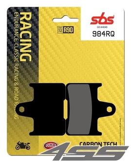 Rear track brake padsSBS 984RQ Carbon Tech (Track)