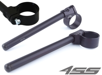 CLIP-ON aluminum handlebar set TRW - pin diameter 50mm, diameter 22mm, length 250mm