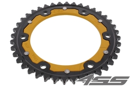 Rear chain sprocket ZF DUAL 1306,40 teeth - black/gold