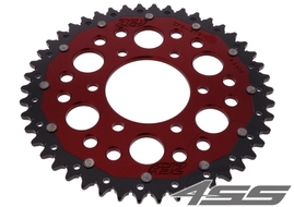 Rear chain sprocket ZF DUAL 478,46 teeth - black/red