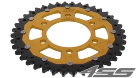 Rear chain sprocket ZF DUAL 1489,39 teeth - black/gold