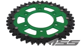 Rear chain sprocket ZF DUAL 1489,40 teeth - black/green