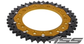 Rear chain sprocket ZF DUAL 1792,41 teeth - black/gold