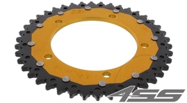 Rear chain sprocket ZF DUAL 1792,42 teeth - black/gold