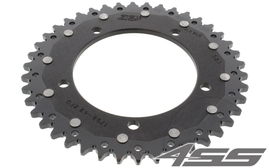 Rear chain sprocket ZF DUAL 1792,42 teeth - black/black