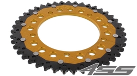 Rear chain sprocket ZF DUAL 1792,43 teeth - black/gold