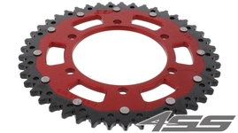 Rear chain sprocket ZF DUAL 1792,45 teeth - black/red