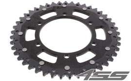 Rear chain sprocket ZF DUAL 1792,45 teeth - black/black