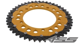 Rear chain sprocket ZF DUAL 1792,46 teeth - black/gold