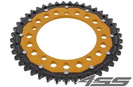Rear chain sprocket ZF DUAL 1800,43 teeth - black/gold
