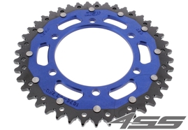 Rear chain sprocket ZF DUAL 1876,43 teeth - black/blue