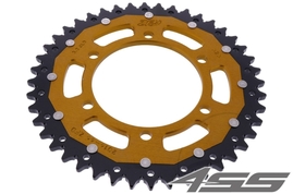 Rear chain sprocket ZF DUAL 2014,44 teeth - black/gold