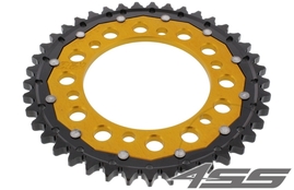 Rear chain sprocket ZF DUAL 479,42 teeth - black/gold