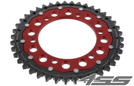 Rear chain sprocket ZF DUAL 479,42 teeth - black/red