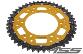 Rear chain sprocket ZF DUAL 479,46 teeth - black/gold