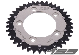 Rear chain sprocket ZF DUAL 746,39 teeth - black/silver