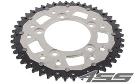 Rear chain sprocket ZF DUAL 746,48 teeth - black/silver