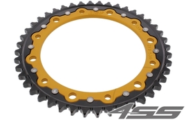 Rear chain sprocket ZF DUAL 1340,45 teeth - black/gold