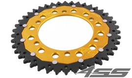 Rear chain sprocket ZF DUAL 486,42 teeth - black/gold