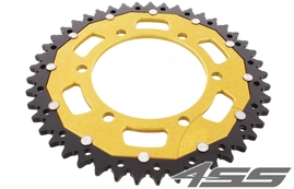 Rear chain sprocket ZF DUAL 486,45 teeth - black/gold