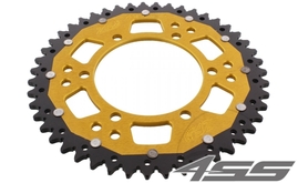 Rear chain sprocket ZF DUAL 486,48 teeth - black/gold