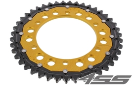 Rear chain sprocket ZF DUAL 499,43 teeth - black/gold