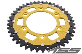 Rear chain sprocket ZF DUAL 735,43 teeth - black/gold
