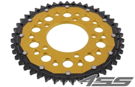Rear chain sprocket ZF DUAL 807,45 teeth - black/gold