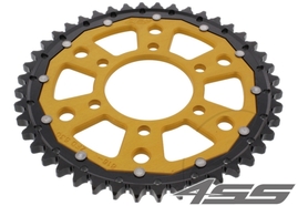 Rear chain sprocket ZF DUAL 816,43 teeth - black/gold