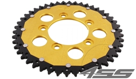 Rear chain sprocket ZF DUAL 823,39 teeth - black/gold