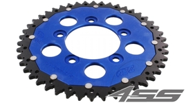 Rear chain sprocket ZF DUAL 823,46 teeth - black/blue