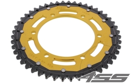Rear chain sprocket ZF DUAL 859,48 teeth - black/gold