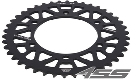 Duralumin rear chain sprocket JTA486,41 teeth - 520 chain conversion - black