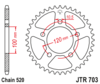 Rear chain sprocket JTR703,47 teeth - 520 chain conversion